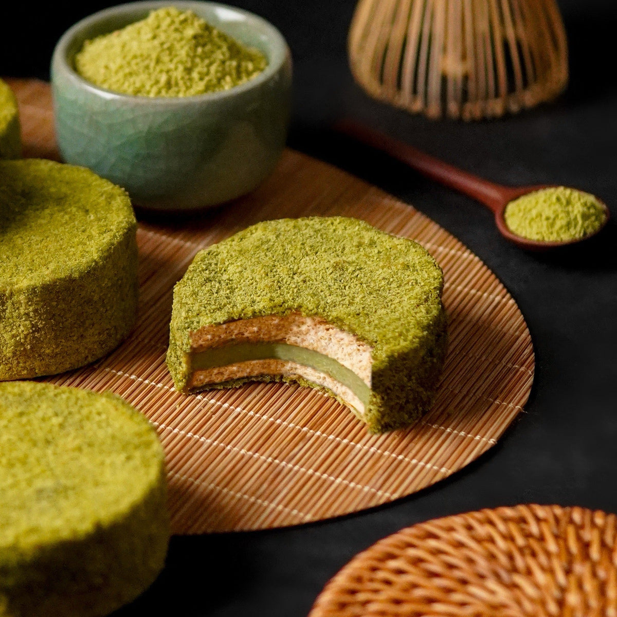 No Sugar Added Matcha Silvanas (Box of 6)