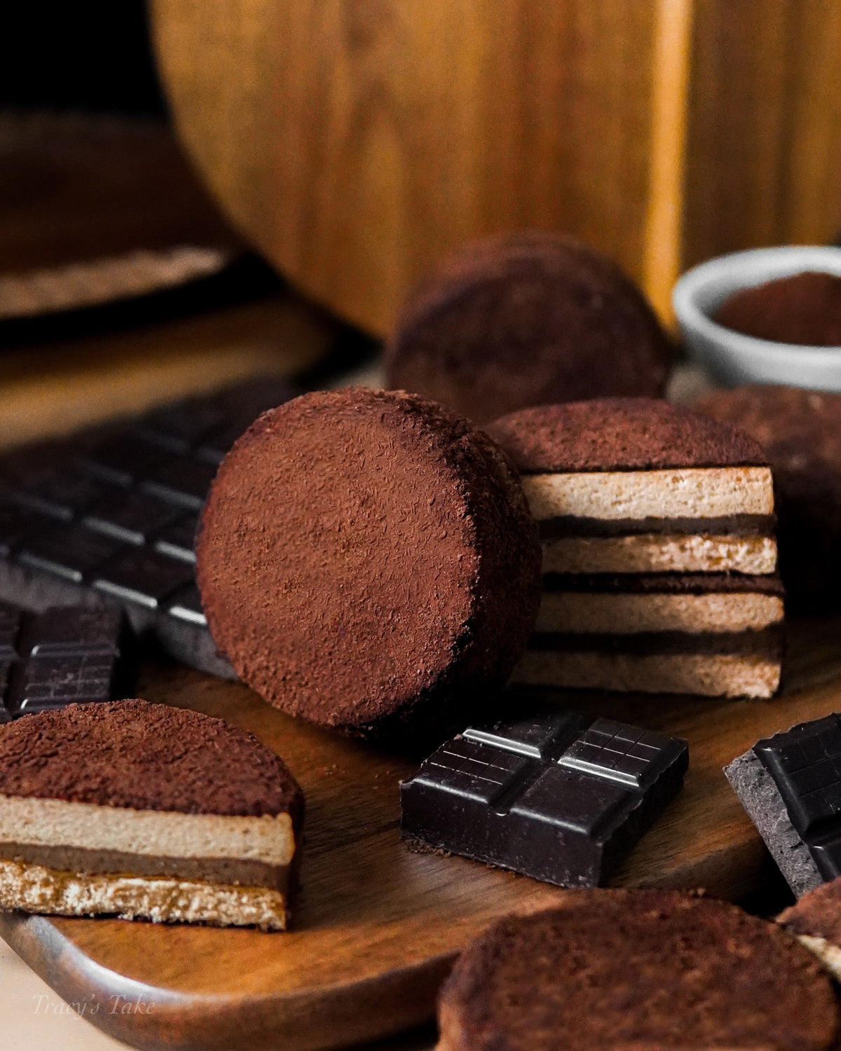 Sugarfree Dark Chocolate Silvanas (Box of 6)
